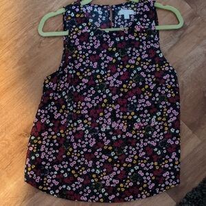 Floral Sleeveless Top